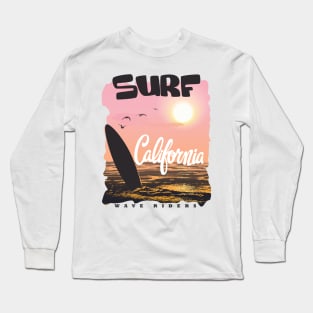 Surf California Long Sleeve T-Shirt